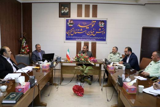 برگزاری نشست ستاد برداشت غلات و کلزا در شهرستان بوئین زهرا