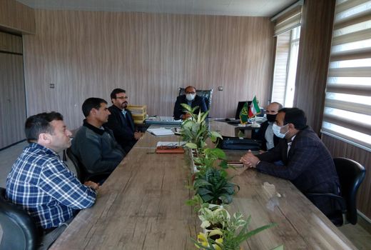 جلسه ستاد سن غلات جهاد کشاورزی چناران با حضور مسئول ستاد سن 