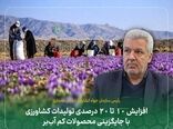 افزایش ۱۰ تا ۲۰ درصدی تولیدات کشاورزی با جایگزینی محصولات کم‌ آب‌بر 