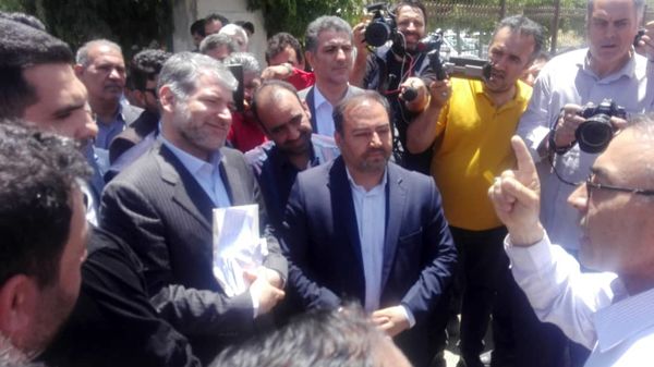 بازدید وزیر جهاد کشاورزی از مرکز پردیس تحقیقات و آموزش کشاورزی و منابع طبیعی شهرستان میاندوآب 