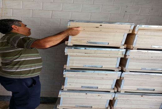 حمایت از زنبورداران شوشتر با توزیع کندو