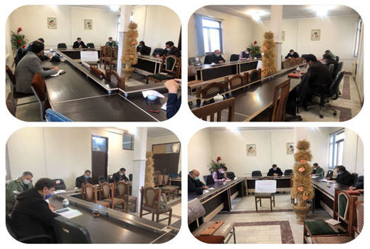 برگزاری جلسه قرارگاه امنیت غذایی در شهرستان بناب با همکاری سپاه ناحیه مقاومت شهرستان