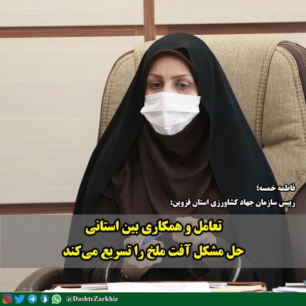 تعامل و همکاری بین استانی حل مشکل آفت ملخ را تسریع می‌کند