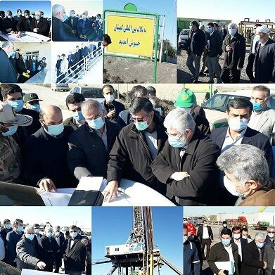 بازدید استاندار گلستان از مجتمع پرورش میگو، پروژه اکتشاف نفت و گاز گمیشان و کانال زهکشی الماگل