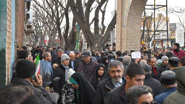 راهپیمایی خادمان امنیت غذایی آذربایجان شرقی در محکومیت آشوب‌ها و اغتشاشگران