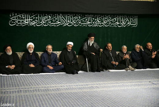 مراسم عزاداری حسینی (ع) در حسینیه امام خمینی(ره) برگزار شد