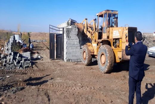 آزادسازی 3 هزار مترمربع از اراضی کشاورزی مراغه  