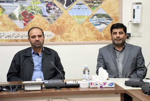 انتصاب رئیس سازمان جهادکشاورزی استان بعنوان مسئول اجرای برنامه‌های رشد ۸ درصدی اقتصادی از سوی استاندار آذربایجان شرقی