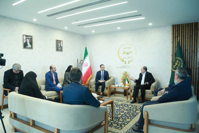  دیدار وزیر کشاورزی با نماینده فائو 