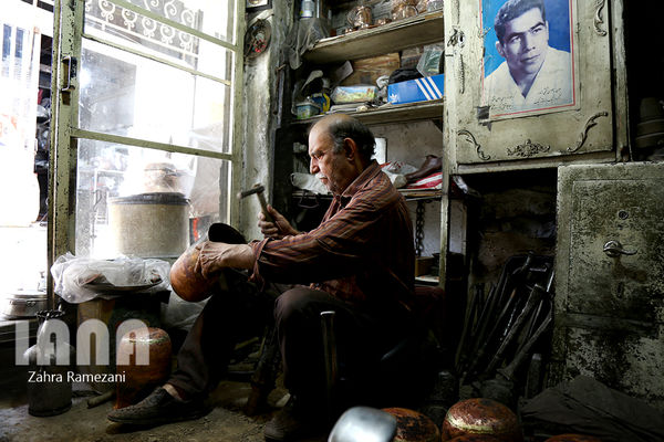 مسگری در بازار تهران 