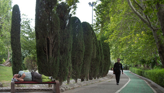 استراحت در فضای سبز شهری