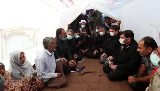 بازدید وزیر جهاد کشاورزی از مناطق سیل زده جنوب استان کرمان