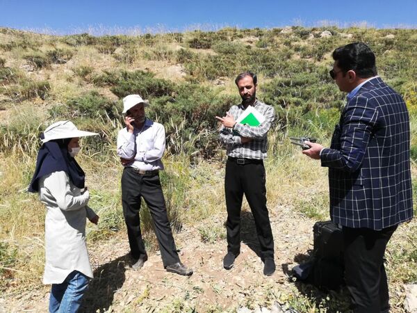 حضور اعضای یاوران تولید در کوهرنگ 