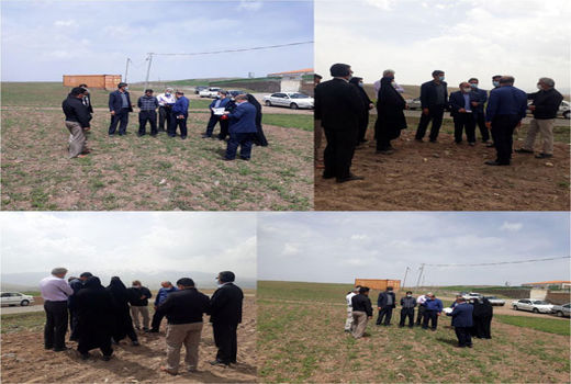 بازدید معاون بهبود تولیدات گیاهی و مدیر ترویج کشاورزی سازمان از مزارع طرح جهش تولید شهرستان اهر 