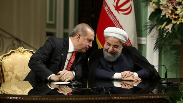 روسای جمهوری ایران و ترکیه با هم دیدار کردند
