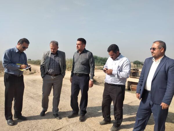 بازدید دو روزه مدیر کل تامین آب وزارت جهاد کشاورزی از پروژه های خوزستان