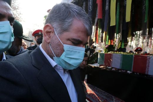 گزارش تصویری تشییع شهید گمنام دفاع مقدس در سازمان دامپزشکی استان تهران