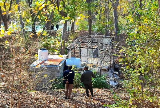 قلع و قمع ۶ فقره ساخت و ساز  غیرمجاز در اراضی کشاورزی شهرستان سامان