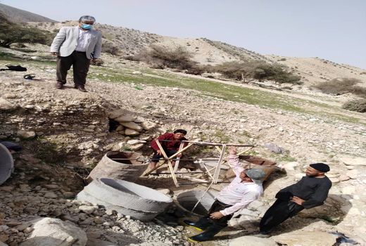 قنات روستای تنگ نارک احیا شد