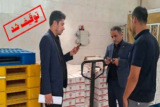 توقیف بیش از چهار تن از محصولات و مواد اولیه غیر بهداشتی