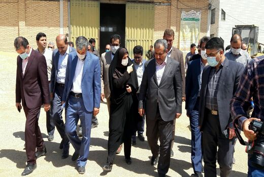 بازدید استاندار قزوین از اتحادیه شرکت های تعاونی روستایی شهرستان بویین زهرا