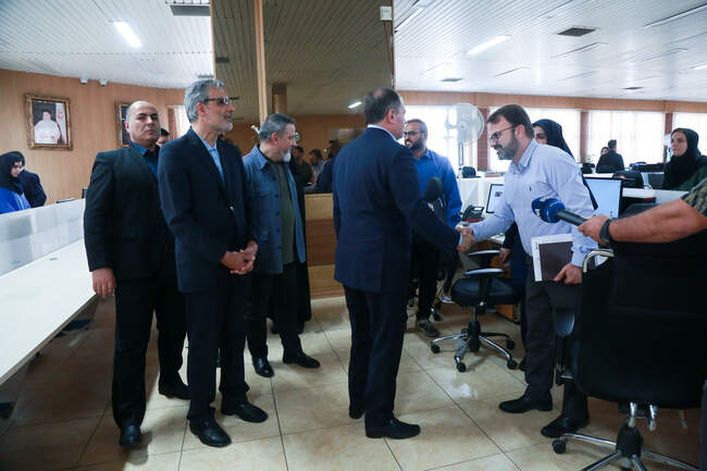  بازدید وزیر جهاد کشاورزی از خبرگزاری ایرنا 