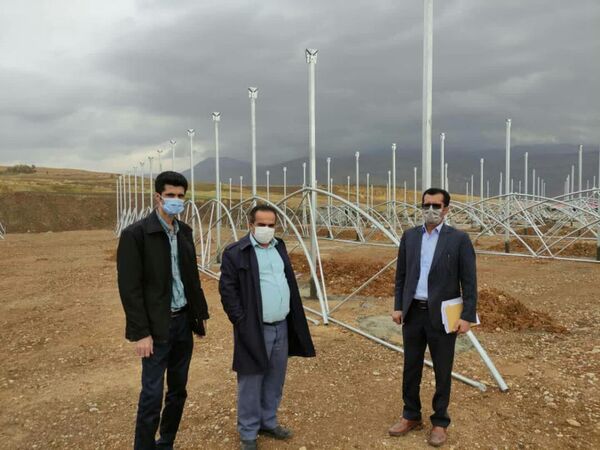 احداث یک طرح گلخانه سبزی و صیفی در روستای میشان سفلی شهرستان لردگان