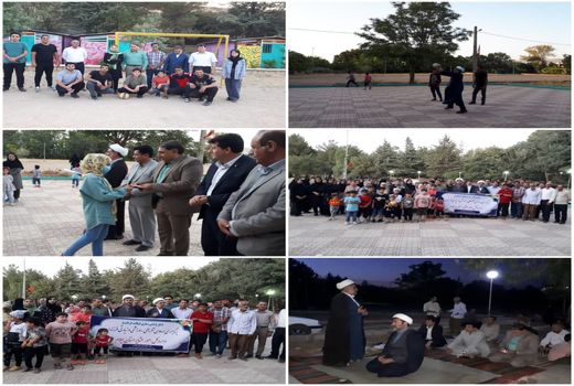 حضور و بازدید مسئول حوزه نمایندگی ولی فقیه سازمان جهاد کشاورزی استان از برنامه های فرهنگی ورزشی طرح اوقات فراغت فرزندان اداره کل امور عشایر استان ایلام