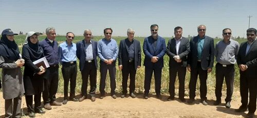 سفرسرپرست معاونت  امور زراعت در وزارت جهاد کشاورزی به خرامه 