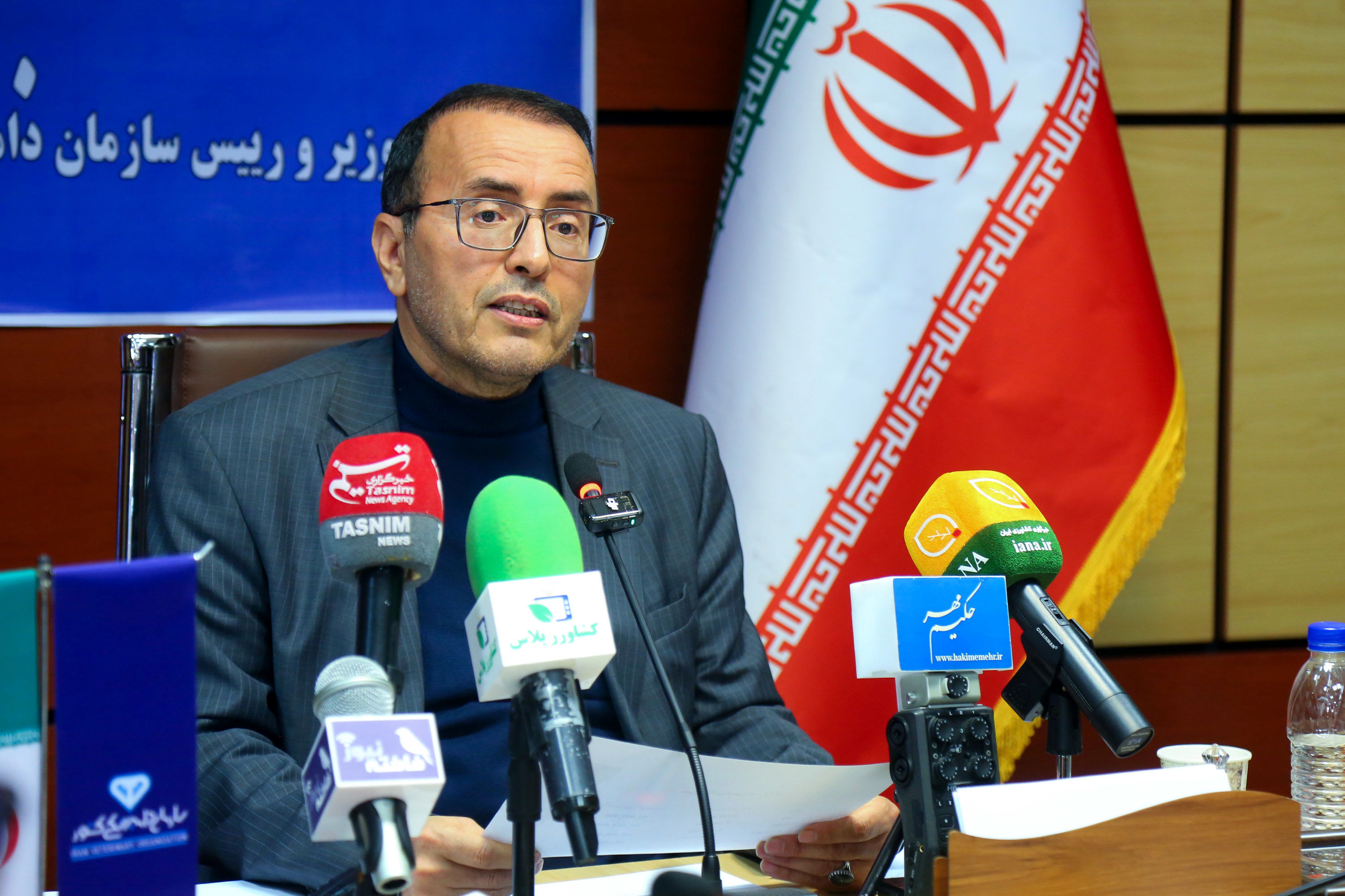  نشست خبری رئیس سازمان دامپزشکی و آیین رونمایی از استودیو رسانه ای سازمان دامپزشکی کشور 