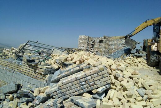 قلع و قمع ۷۰۰ متر مربع ساخت و ساز غیر مجاز شهرستان بجنورد در ۵ روز 