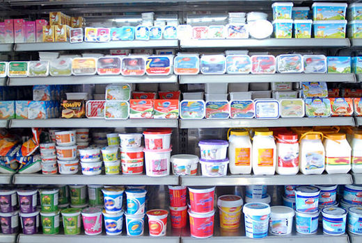 صادرات 630 میلیون دلاری لبنیات در سال جاری