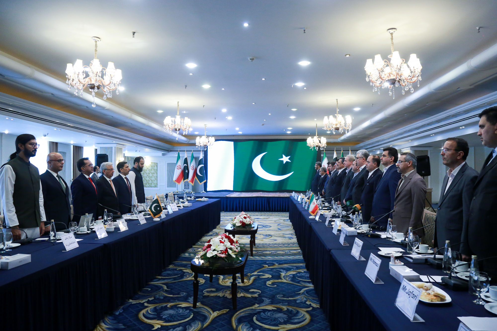  نشست مشترک هیات های جمهوری اسلامی ایران و پاکستان 