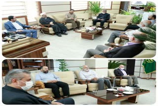 دیدار دبیر ستاد اربعین استان قزوین با رییس سازمان جهاد کشاورزی استان  