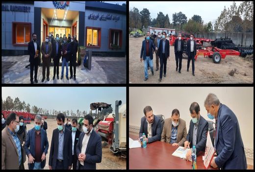 بازدید رئیس سازمان جهاد کشاورزی استان تهران از واحد نمونه کشوری تولید ادوات کشاورزی در اسلامشهر
