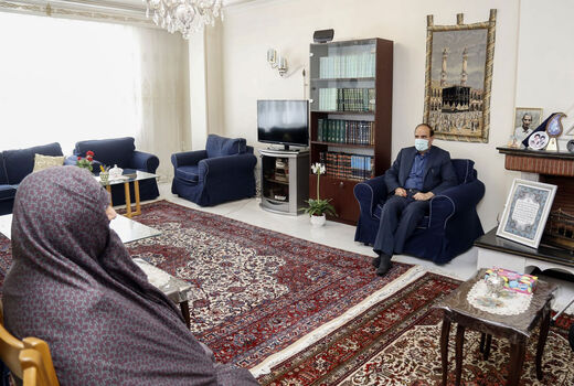 دیدار استاندار آذربایجان شرقی با خانواده سردار جهادگر شهید کسایی