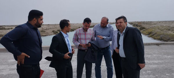 بررسی عملیاتی زیرساخت‌های آبرسانی در مجتمع میگو گمیشان
