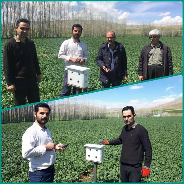 نصب دستگاه دیتالاگر هواشناسی در شهرستان بوکان 