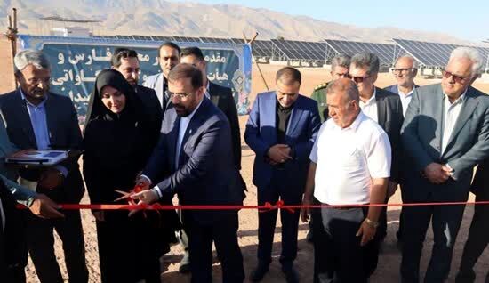 افتتاح بزرگترین نیروگاه خورشیدی سروستان در هفته جهاد کشاورزی