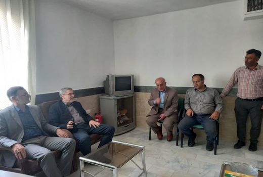 بازدید رئیس سازمان مدیریت و برنامه‌ریزی استان قزوین از رامند شمالی (خرمدشت)