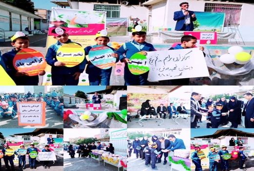 برگزاری مراسم روز جهانی تخم مرغ در یکی از مدارس گرگان 