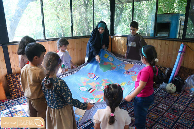 اردوی مادر و دختری با شعار تجلی پاکی