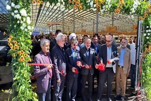 بازار بزرگ گل قزوین افتتاح شد