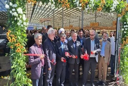 بازار بزرگ گل قزوین افتتاح شد