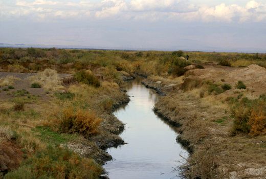 خشک شدن تالاب بندعلی‌خان کانون جدید گرد و غبار می‌سازد