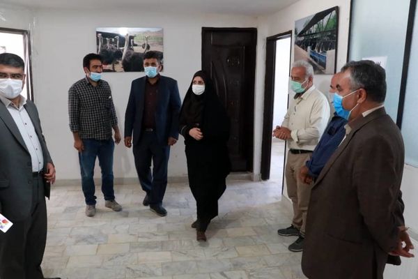 بازدید رییس مرکز سازمان جهاد کشاورزی استان قزوین از مرکز جهاد پیریوسفیان ‌