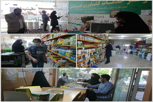 طرح نظارت بر فروشگاه‌های سموم در شهرستان آبیک اجرا شد
