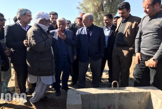 بازدید سرپرست وزارت جهاد کشاورزی از اجرای طرح ۴۶ هزار هکتاری آبیاری دشت سیستان 