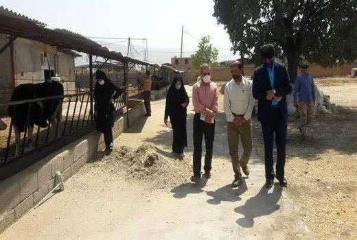 حضور کارگروه یاوران تولید در شهرستان لردگان