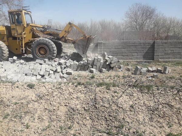 ۷ مورد حکم قلع و قمع بنا در اراضی کشاورزی میاندوآب اجرا شد